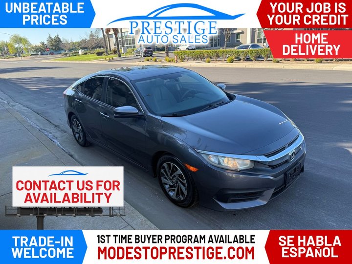 2016 HONDA CIVIC for sale in MODESTO
