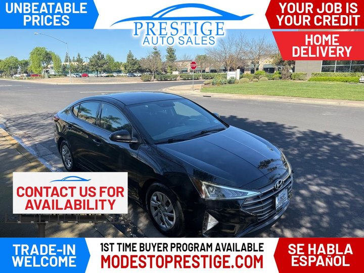 2019 HYUNDAI ELANTRA for sale in MODESTO