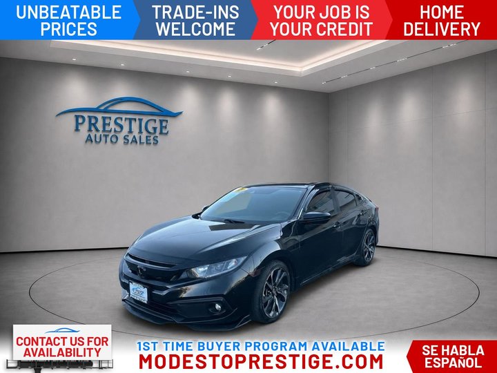 2020 HONDA CIVIC for sale in MODESTO