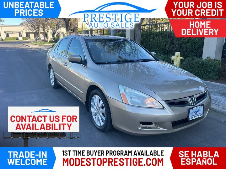 2007 HONDA ACCORD for sale in MODESTO