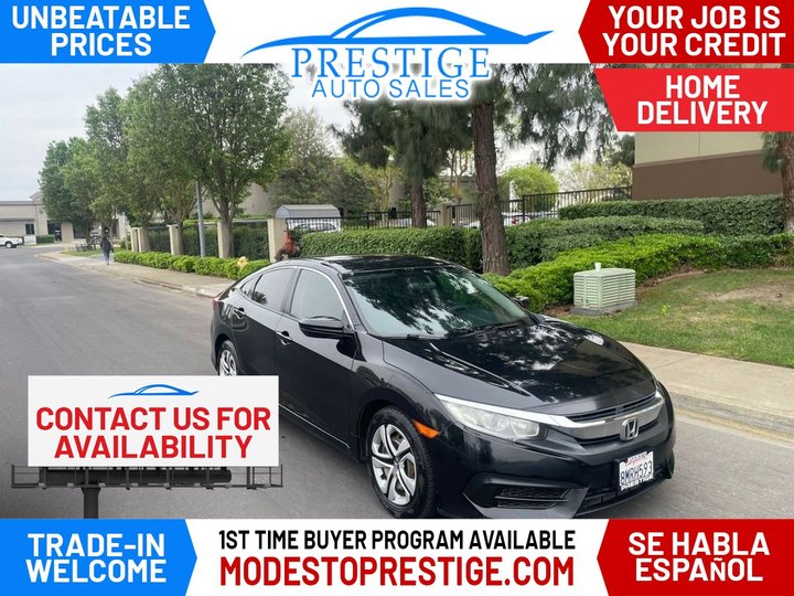 2017 HONDA CIVIC for sale in MODESTO