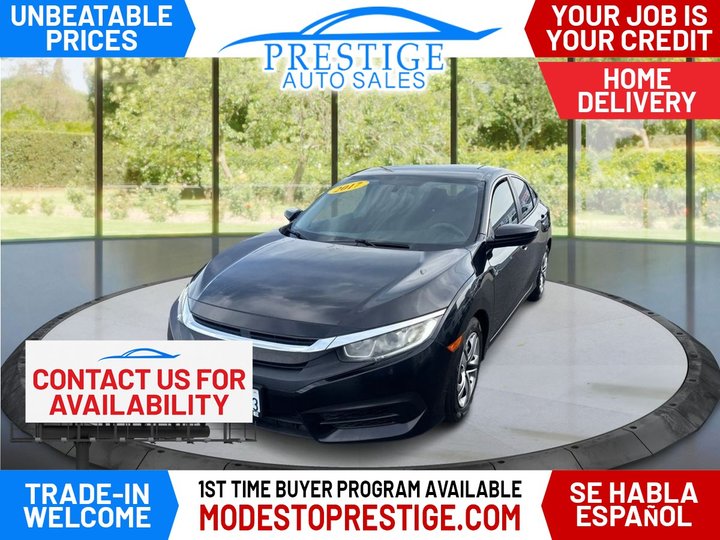 2017 HONDA CIVIC for sale in MODESTO