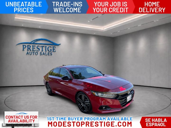2021 HONDA ACCORD for sale in MODESTO
