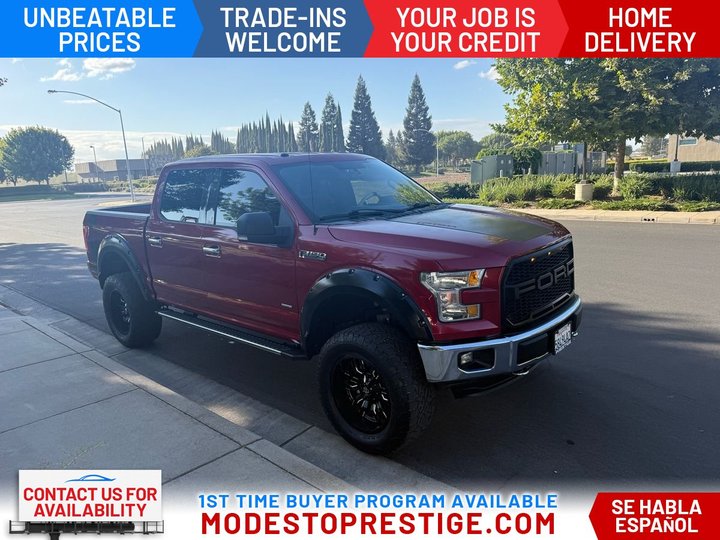 2016 FORD F150 SUPERCREW CAB for sale in MODESTO