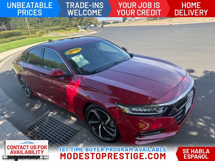 2019 HONDA ACCORD for sale in MODESTO