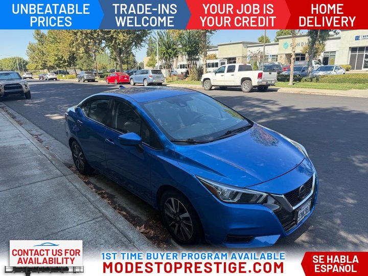2021 NISSAN VERSA for sale in MODESTO
