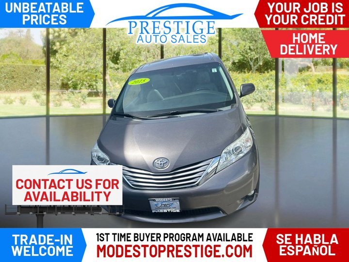 2015 TOYOTA SIENNA for sale in MODESTO