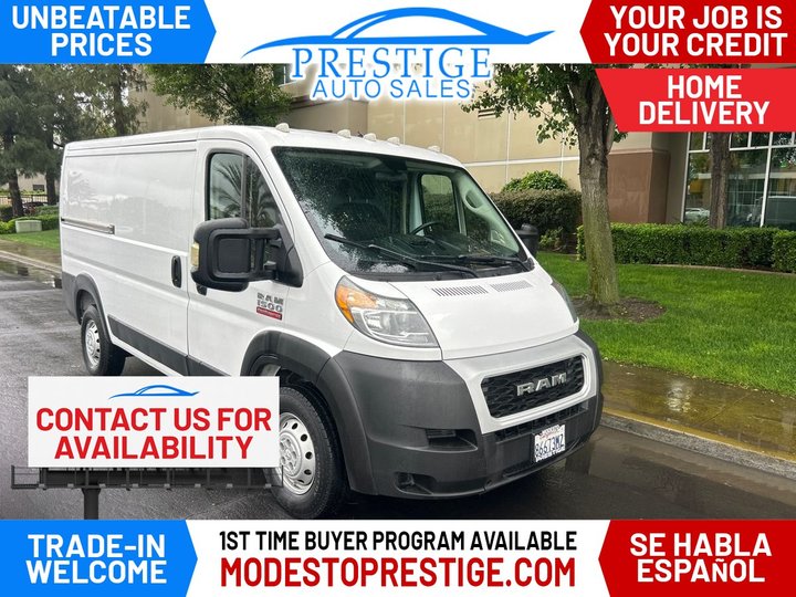 2019 RAM PROMASTER CARGO VAN for sale in MODESTO