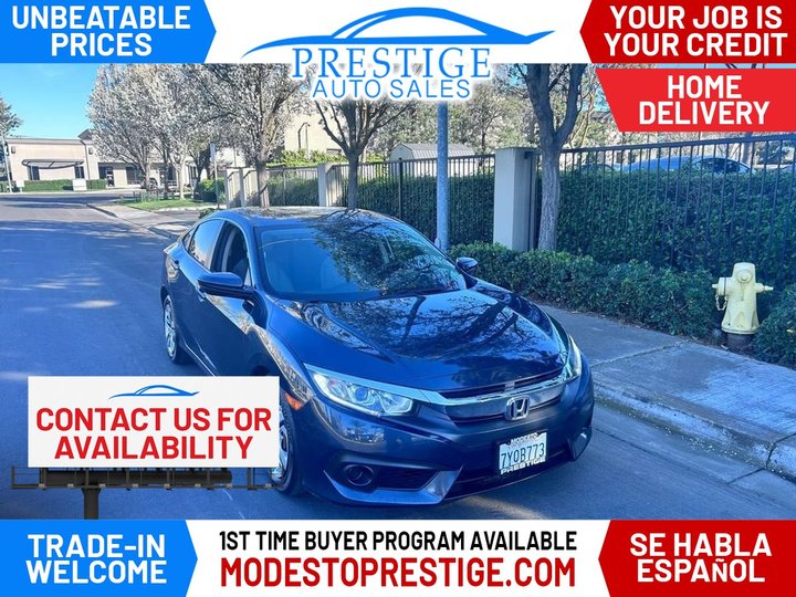 2017 HONDA CIVIC for sale in MODESTO