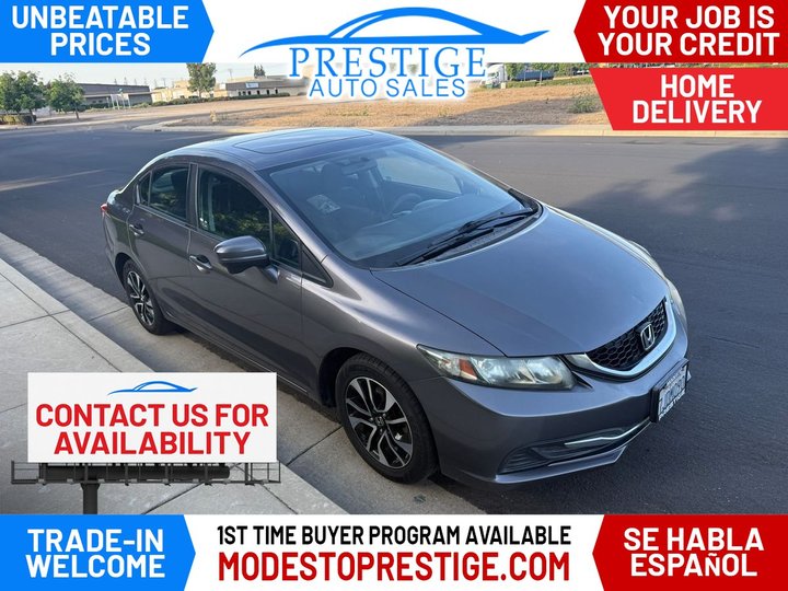2015 HONDA CIVIC for sale in MODESTO