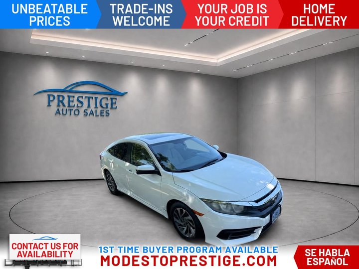 2016 HONDA CIVIC for sale in MODESTO