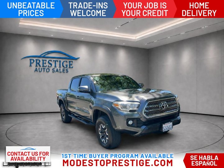 2017 TOYOTA TACOMA DOUBLE CAB for sale in MODESTO