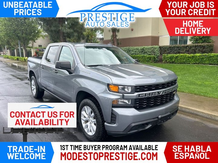 2021 CHEVROLET SILVERADO 1500 CREW CAB for sale in MODESTO