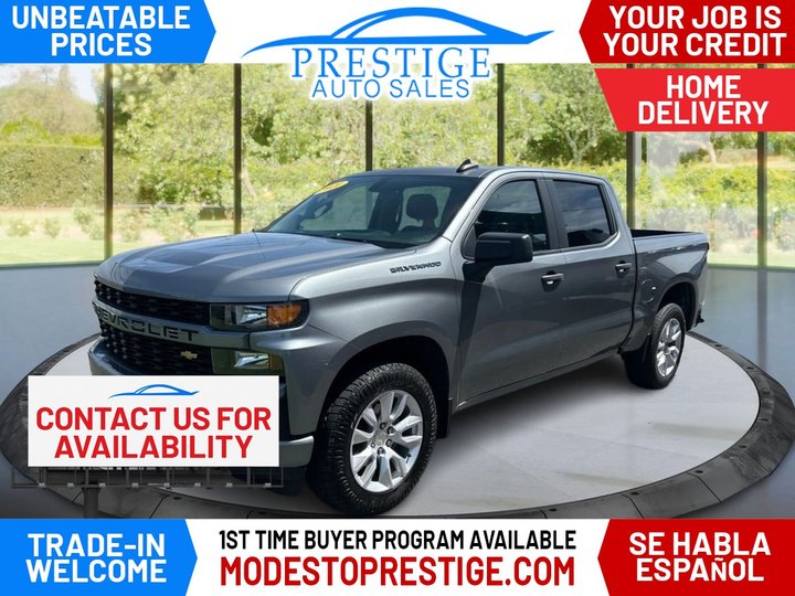 2021 CHEVROLET SILVERADO 1500 CREW CAB for sale in MODESTO