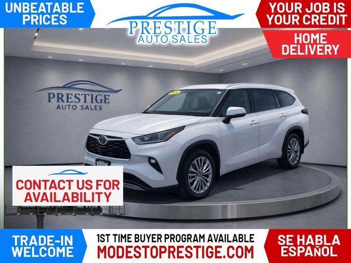 2024 TOYOTA HIGHLANDER HYBRID for sale in MODESTO