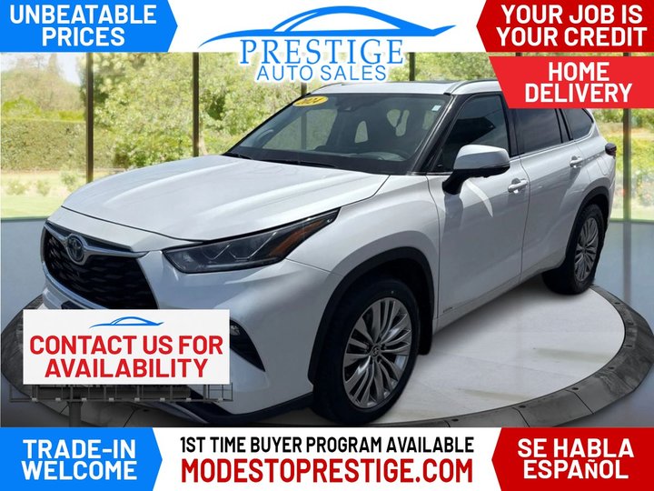 2024 TOYOTA HIGHLANDER HYBRID for sale in MODESTO