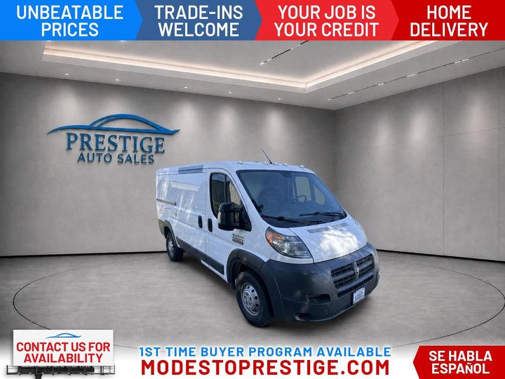 2016 RAM PROMASTER CARGO VAN for sale in MODESTO