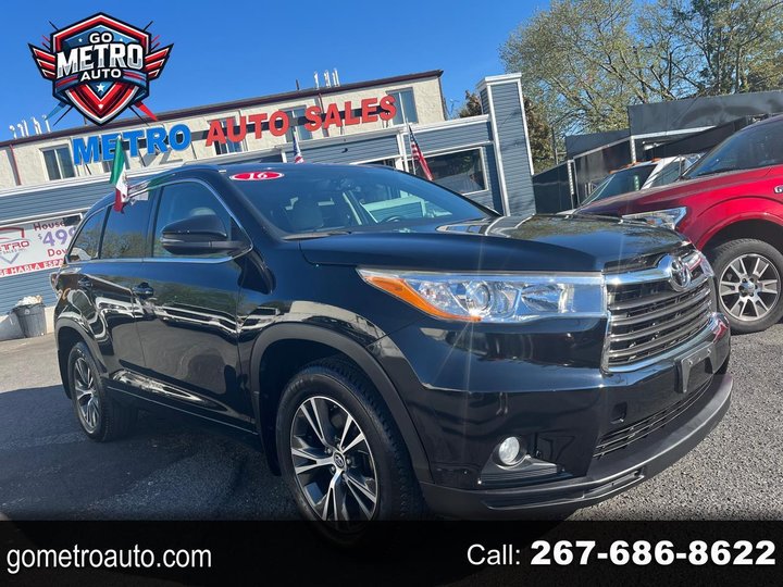 2016 TOYOTA HIGHLANDER for sale in PHILADELPHIA
