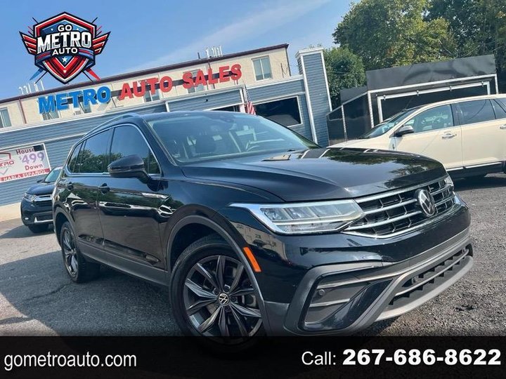 2022 VOLKSWAGEN TIGUAN for sale in PHILADELPHIA