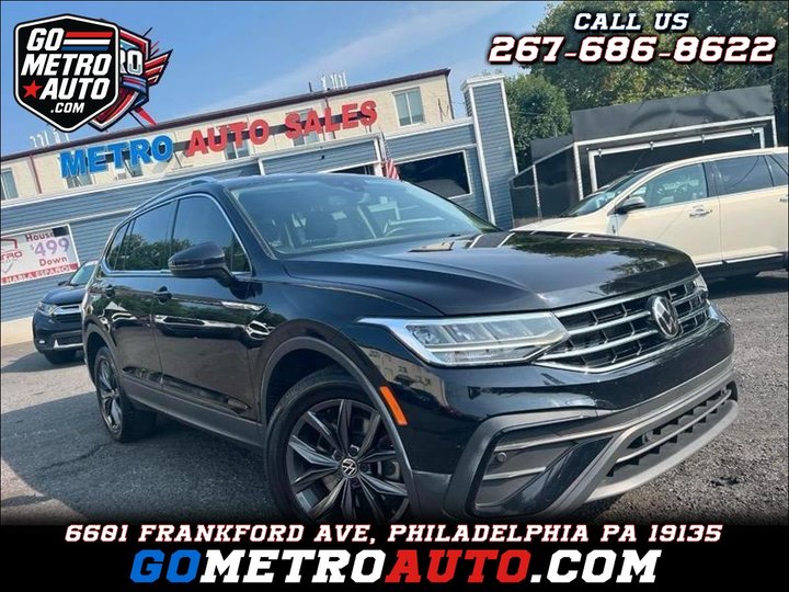 2022 VOLKSWAGEN TIGUAN for sale in PHILADELPHIA