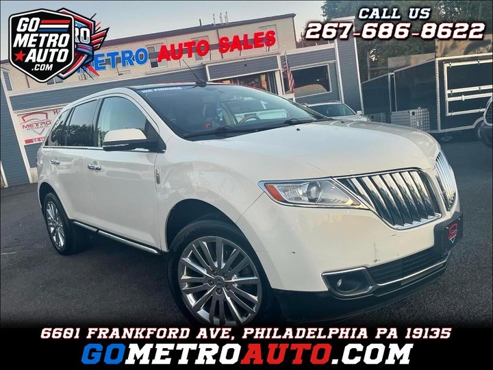 2013 LINCOLN MKX for sale in PHILADELPHIA
