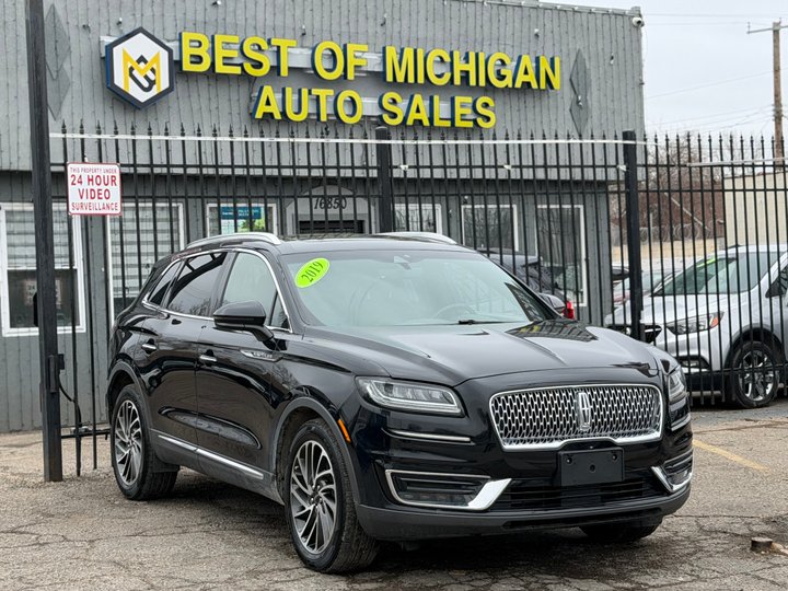 2019 LINCOLN NAUTILUS for sale in DETROIT