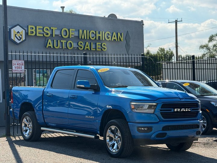 2021 RAM 1500 CREW CAB for sale in DETROIT