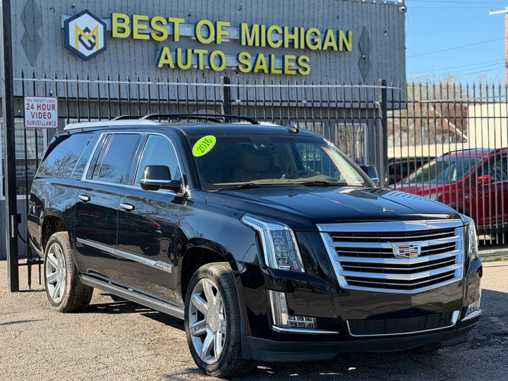 2016 CADILLAC ESCALADE ESV for sale in DETROIT