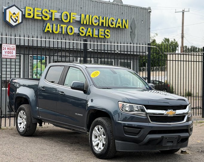 2019 CHEVROLET COLORADO CREW CAB for sale in DETROIT