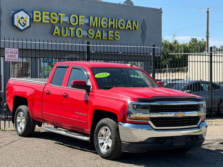 2018 CHEVROLET SILVERADO 1500 DOUBLE CAB for sale in DETROIT