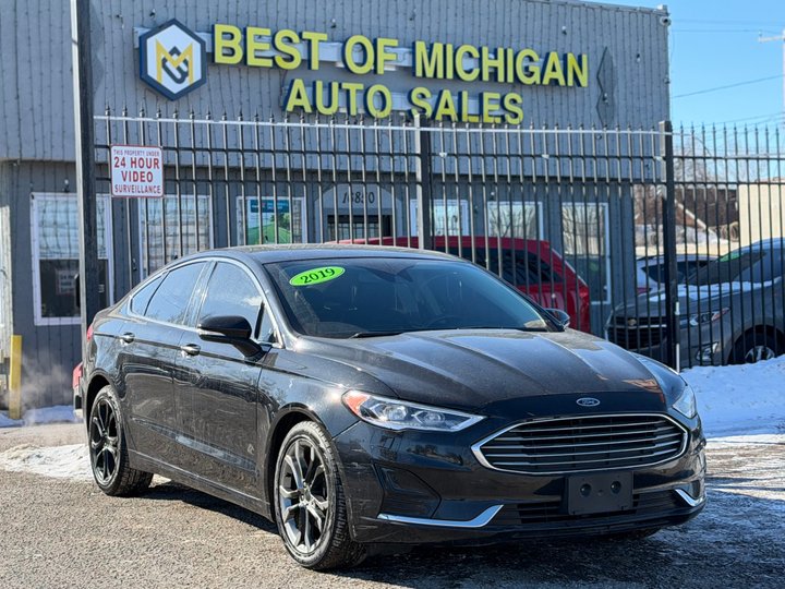 2019 FORD FUSION for sale in DETROIT