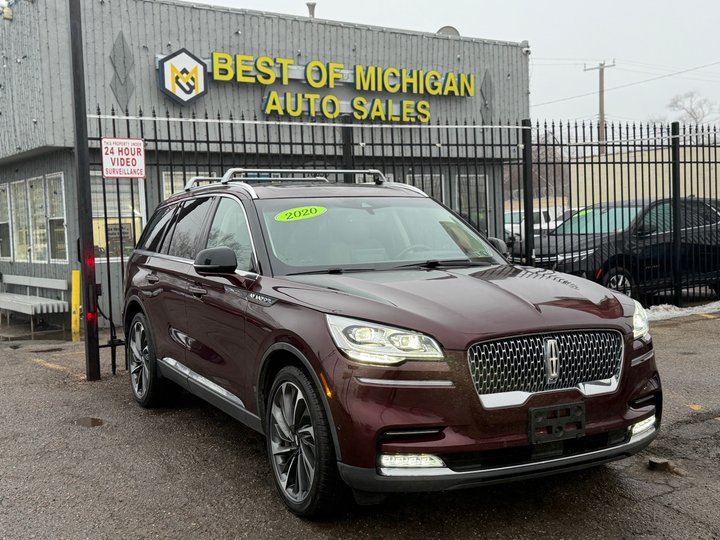 2020 LINCOLN AVIATOR for sale in DETROIT