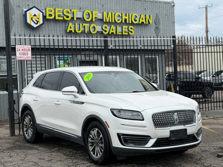 2019 LINCOLN NAUTILUS for sale in DETROIT