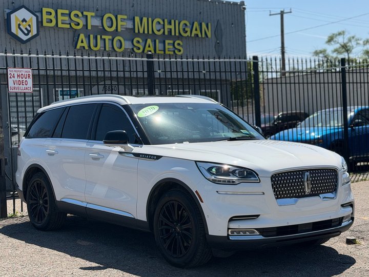 2020 LINCOLN AVIATOR for sale in DETROIT