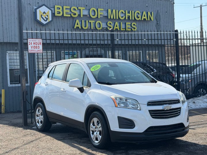2016 CHEVROLET TRAX for sale in DETROIT
