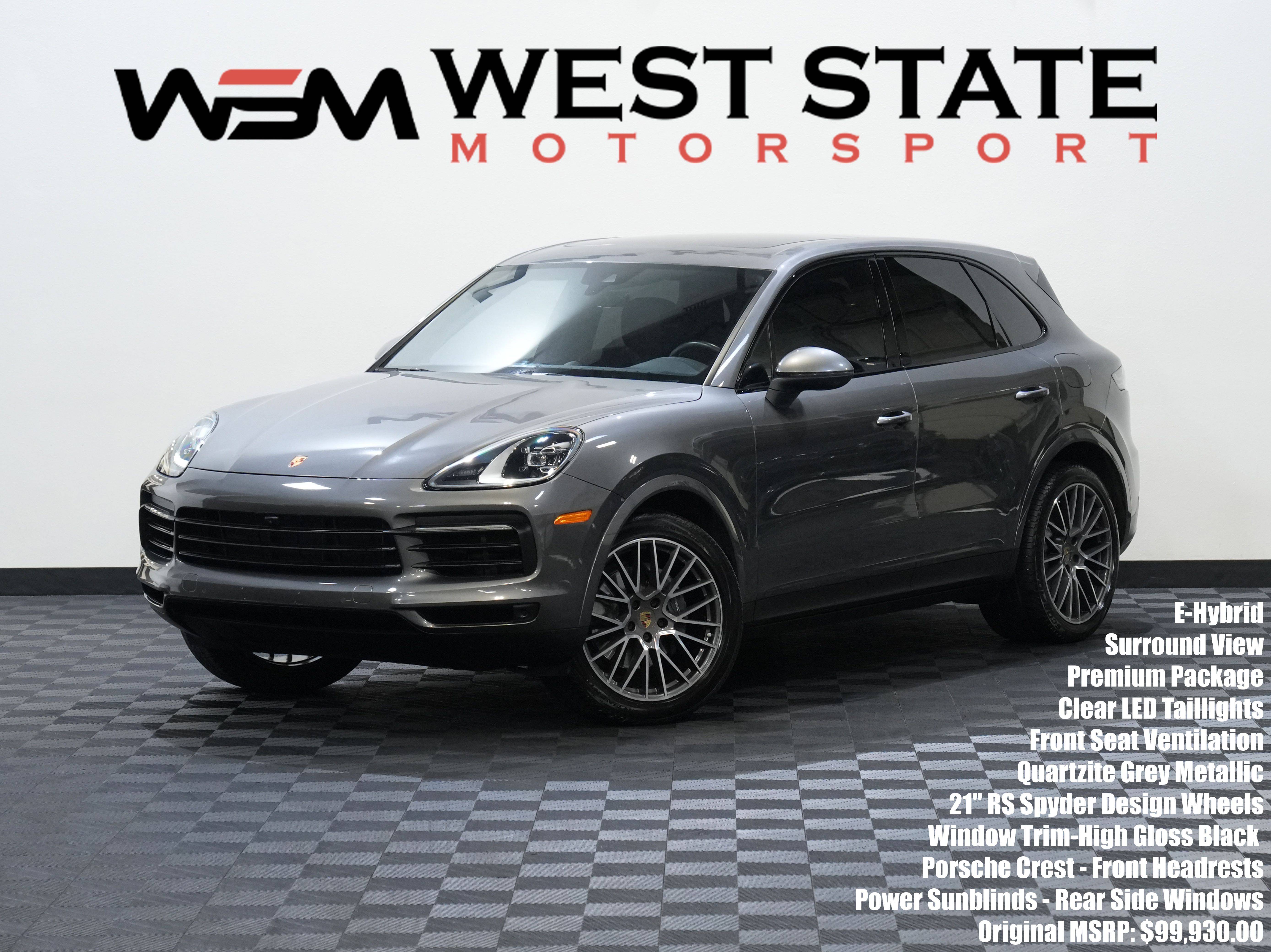 2022 Porsche Cayenne E-Hybrid